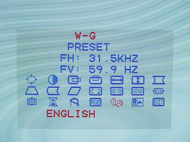 LANGUAGE - USER PREFERENCE LANGUAGE SELECTION - USER PREFERENCE 1) Press the OSD button to show the Main-Menu OSD. 2) SELECT the LANGUAGE - ICON by pressing + FUN Key.