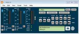 In addition to the JBL engineered application presets, users can define and recall their own presets for use in a variety of settings and applications.