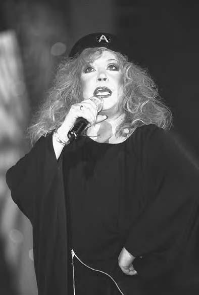 238 POP CULTURE RUSSIA! Alla Pugacheva, the Soviet pop legend, performing her hit Harlequin in the costume designed for her theatrical performance of this 1970s hit.