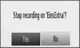 You should then switch on the box to enable the recording feature. Otherwise, the recording feature will not be available.