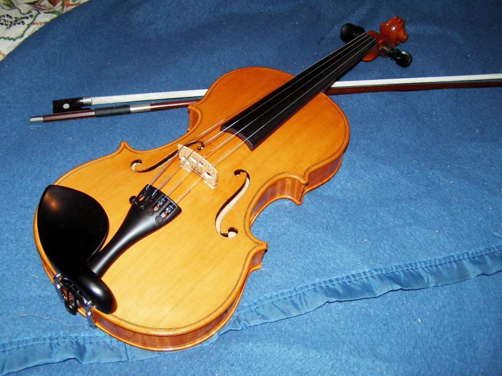 Fiddle (cont.) The violin in its current form was first created in the early 16th century (early 1500s) in Northern Italy.