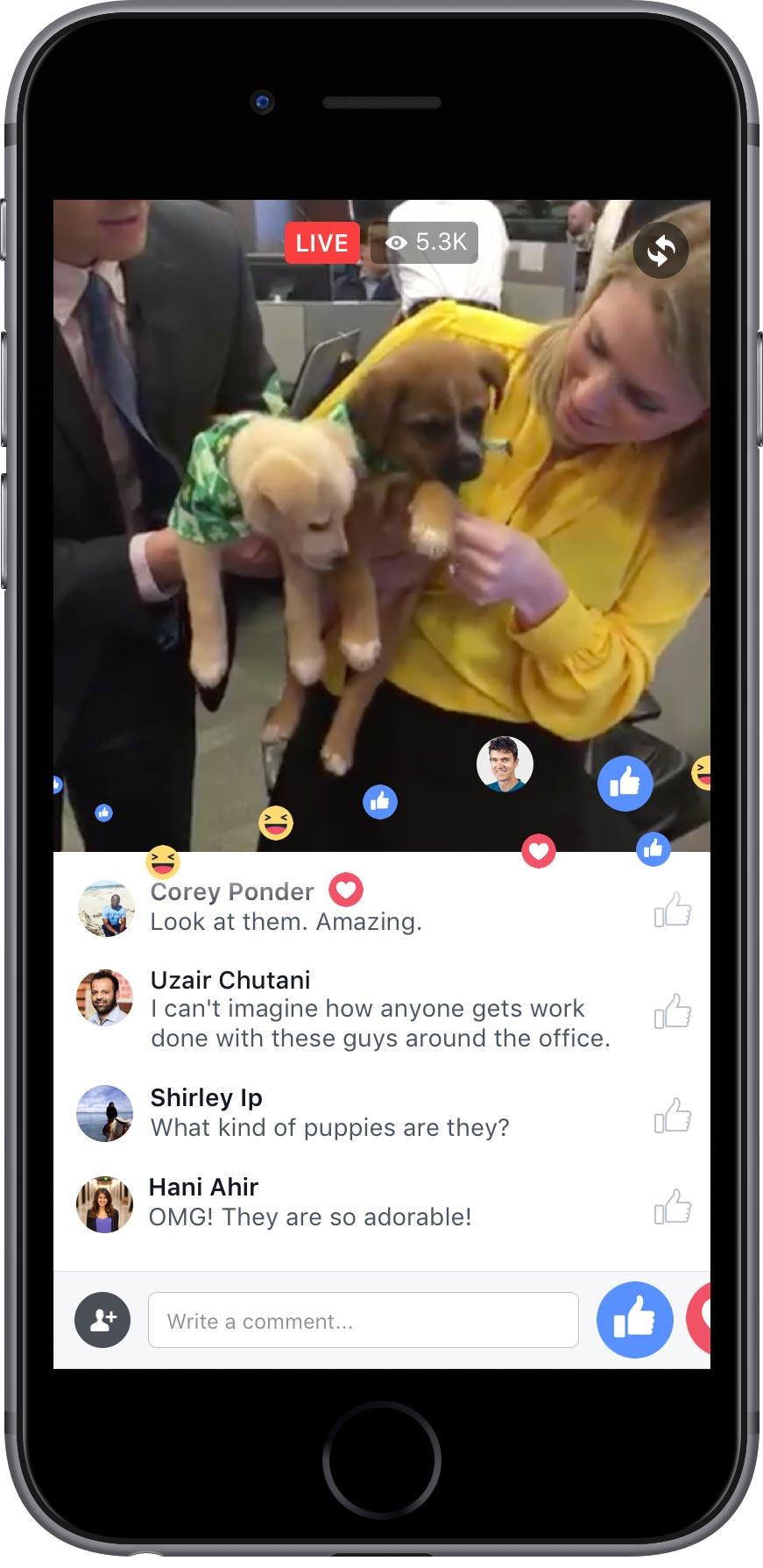 Starting Your Broadcast In the Facebook app, click Publish and the Live Video icon to get to the correct screen Select your audience, if prompted (should be Public for a Page) If the signal is too