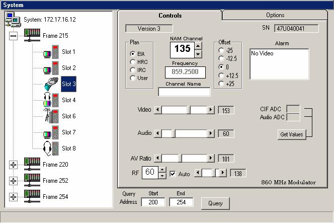 6.6.4 NAM860 Please refer to Chapter 9 for more information on the NAM860 controls. Stratum II Utility The NAM860 has 2 folder tabs.
