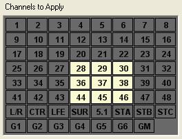 Clicking within the Channel Grid will clear any previous selections, unless Shift + Click or CTRL + Click methods are used.