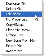 Click OK to delete the highlighted mixes or Cancel to cancel.