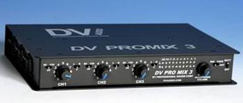 The PSC DV PROMIX 3 is an inexpensive mixer with many useful pro features.