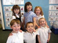 Here are some photographs of us in our school uniform.