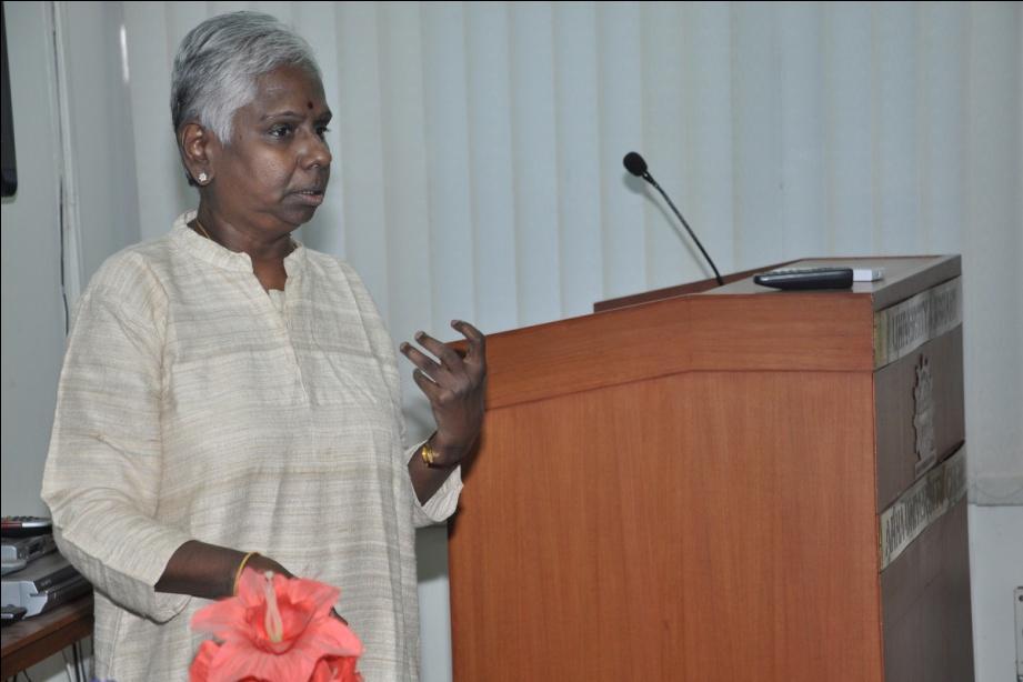 Dr.A.Amudavalli, Professor & Head, Dept of Library and Information Science narrated the following points in her speech on Nurture the Nation for Life Long Learning Librarians/Information