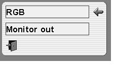 Source Select Menu Move a pointer to RGB and press SELECT button. Quit Closes SOURCE SELECT MENU.