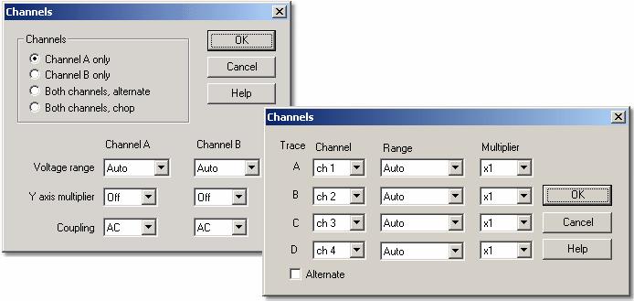 37 PicoScope User Guide 5.2.4 PicoScope 2000/3000 Series From the Settings menu, select Channels.