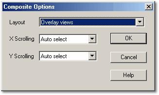 Dialog boxes 64 5.10 Composite setup 5.10.1 Composite Options From the Settings menu, select Options... This dialog box is used to specify the options for the active composite window.
