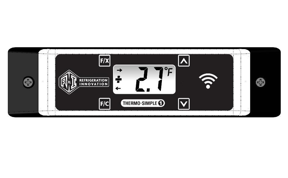 DISPLAY UNIT DISPLAY Incoming Data Indicator (wireless system only) Temperature Scale Positive/Negative Temperature indicator Outgoing Data Indicator (wireless system only) Numeral Indicator