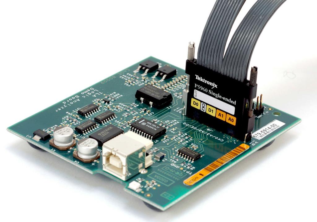 With the industry s lowest probe loading, the P5900 Series logic analyzer probes protect the integrity of your signal minimizing the impact on your design.