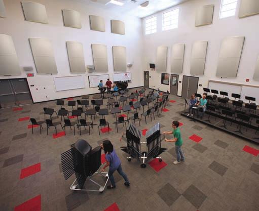 DYNAMIC TUNABLE ACOUSTICAL PANELS Wenger has taken rehearsal room acoustics to a new level Level WOW NEW!