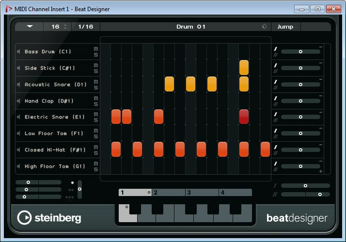 Beat Designer Option Density Value Range Determines the density of the controller curves that are sent out. The value can be set to small, medium, or large, or to rhythmically exact note values.