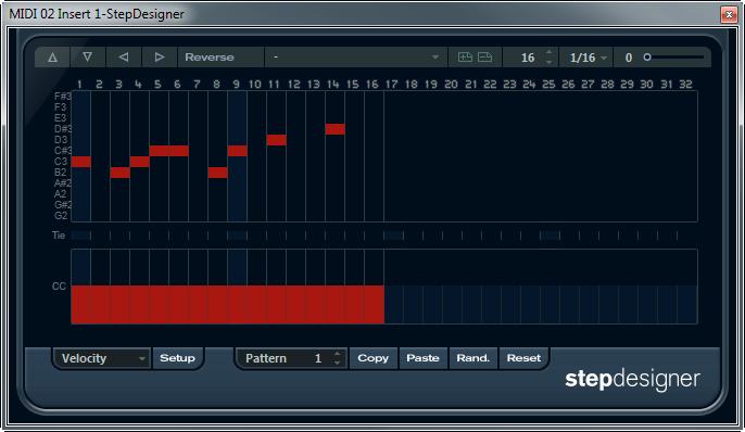 StepDesigner The Quantizer has the following parameters: StepDesigner Quantize Note Swing Strength Delay Realtime quantize Sets the note value on which the quantize grid is based.