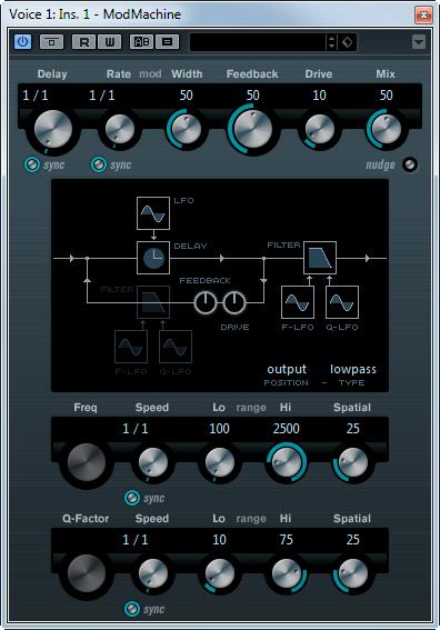 Introduction Delay Plug-ins ModMachine This chapter contains descriptions of the included plug-in effects and their parameters. The plug-in effects are arranged in a number of different categories.