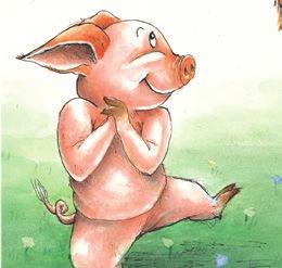 little pig or the sense of belonging in a version of The Ugly Duckling.