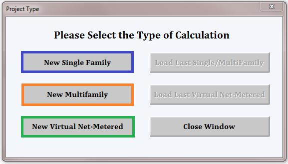 Individual Calculation When selecting Run Individual Calculation, you come to this pop-up.