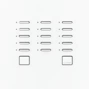 For replacement, metal, and multigang wallplates, contact Lutron Customer Service. 15-Slim Button Wallstation Color Palette Matte Finish ships in 2 wks.