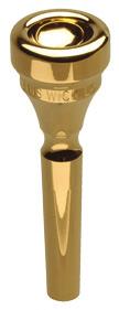 tuba. The mouthpieces have a heavy feel and medium cup depth for darkert tone and air stability at louder volumes.