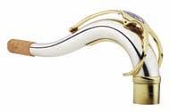 64 65 Flute Accessories Saxophone Necks: Selmer (Paris) Selmer (Paris) Gold Brass Saxophone Necks In addition to standard saxophone necks, Selmer (Paris) now offers gold brass necks for aftermarket