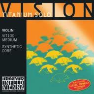 The sound of VISION strings is focused, clear, open and brilliant. Violin Available in 4/4 GLVI00 Set...$ 82.99 GLVI01 E string, steel...$ 7.75 GLVI02 A string, aluminum..$ 18.55 GLVI03 D string...$ 25.