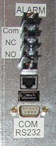 Remote alarm interface E Unit cooler with fan guard T RJ-45 Ethernet port F Shelf U USB port G