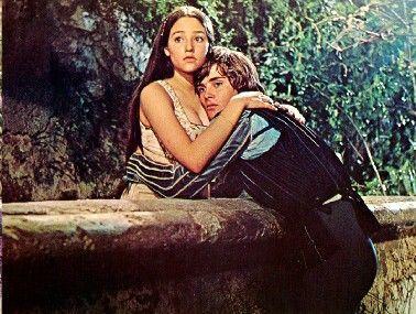 Olivia Hussey and Leonard Whiting in Franco Zeffirelli s Romeo and Juliet. Image location: http://content7.flixster.