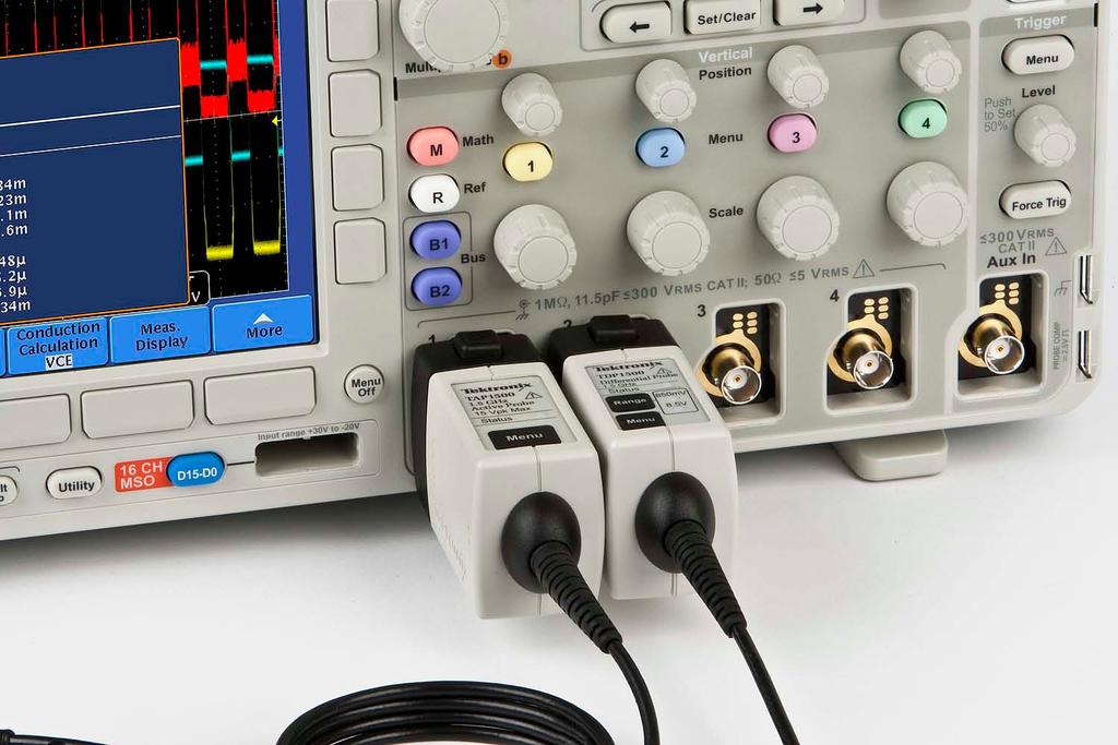 details. Dedicated Front-panel Controls Per-channel vertical controls provide simple and intuitive operation. No longer do you need to share one set of vertical controls across all four channels.