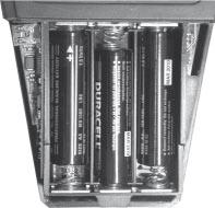 Do not insert batteries of different types. Replace all batteries at the same time - never mix old and new batteries.