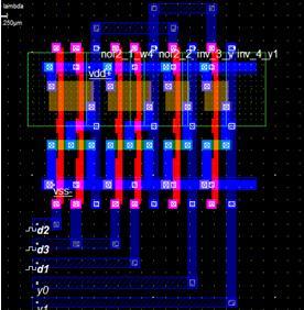 7. Schematic of 4 to 2 line Encoder using NAND gates. Fig.