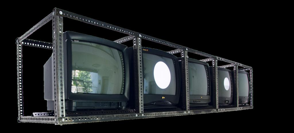 Test Five for Józef Robakowski, 2012 This five-channel video installation alludes to Józef Robakowski s 1971 film Test 1.