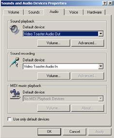 9. You need to check if Windows sees your VT card as the default sound card. From the Windows desktop, click the Start button, under Settings, select Control Panel.