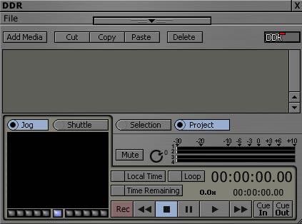 Chapter 11: Digital Disk Recorder The Digital Disk Recorder (DDR) is a tool for quickly viewing, adjusting, and combining video clips (with or without audio), audio only clips, still images, and even