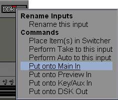 NOTE If you double-click in the DDR tag, you automatically bring up the Switcher. 3. When you load a DDR, VT[4] automatically adds a new DDR input to the next available Switcher channel.