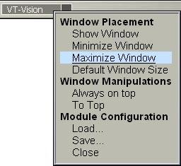 4. Notice that at the top of the VT[4] desktop in the gray strip, a rectangular button with the panel s name appears.