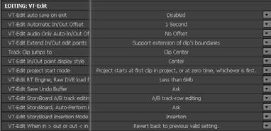 Default Effect Length Sets the length of such effects as blur, hold still, and Defield. You can always adjust the length of the effect in VT-Edit.