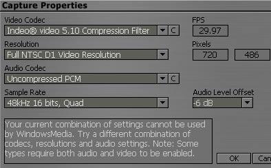 Resolution In the Resolution option, you select the resolution of the clip that you will be recording, measured in pixels. Some codecs do not work with certain resolutions.