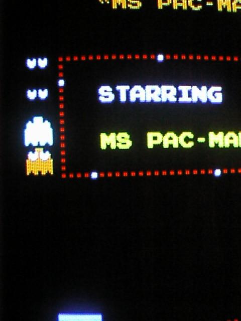M(black, black, cyan, orange) No Ms Pacman. 3B p1 short to p6.
