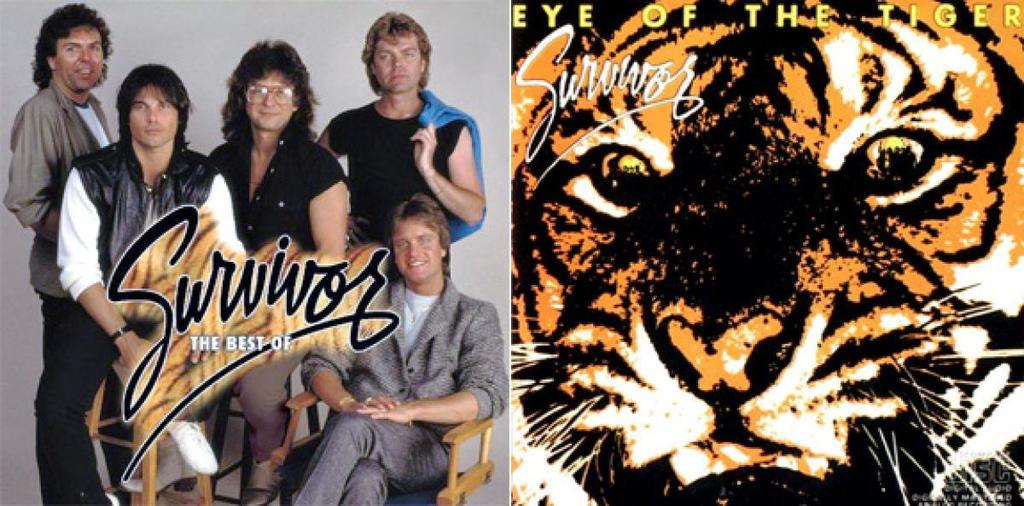 33. Eye of the Tiger by Survivor (1982) (Modern) This song is the theme to Rocky III #1 on Billboard Hot 100 in 1982 Voted VH1 s 63 rd best Hard Rock Song They didn t pursue legal action