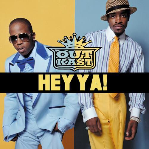45. Hey Ya by Outkast (2003) (Modern) An upbeat-sounding song, Outkast describes this song as actually being about the difficulty of holding a relationship together Andre 3000 is the only vocal He
