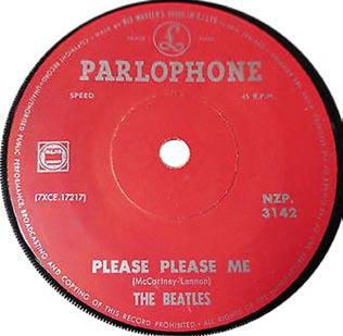 Identifying New Zealand Beatles 45's Page Updated 23 De 16 Red and Silver Parlophone Label The Beatles first began hitting it big in New Zealand in the middle of 1963.