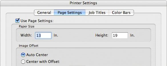 ColorBurst RIP Queue Series Mac OS X Printing from Applications: QuarkXPress 8 6 the paper, you need to set your Paper Size in the Printer Settings dialog before printing.
