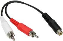 3M RCA Extension Cables 2 RCA plugs to 2 RCA plugs RCA plug to