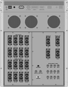 Options: Console Extra 8-channel bay (mono or stereo) Extra 8-channel prewired bay Producer s table 7, 12 or 17 angled sections: 24-channel Sample Rate Converting AES/EBU card for RIO and RIO Grande