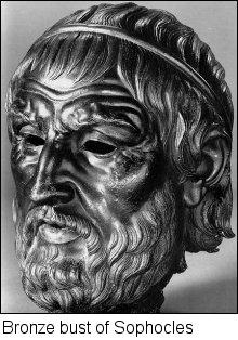 Sophocles Sophocles, the son of a wealthy arms manufacturer, was born probably in 496 B.C.E. in the deme Colonus near Athens.