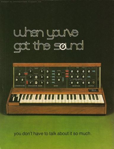 Minimoog (1970) The first pre-patched, portable performance synthesizer. Featured pitch bend and vibrato wheels (modulation wheels), which are now standard on all digital synthesizers.