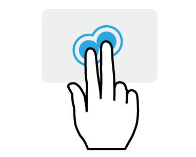 18 - Utilizarea touchpad-ului de precizie U TILIZAREA TOUCHPAD-ULUI DE PRECIZIE Touchpad-ul controlează săgeata (sau 'cursorul') de pe ecran.