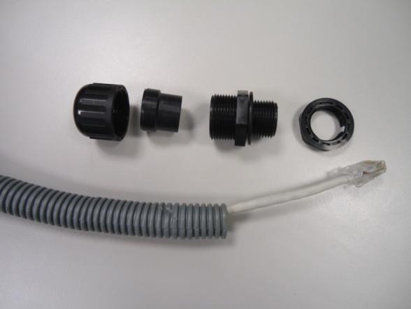 The size of the flex conduit that matches with the conduit gland is 3/8.